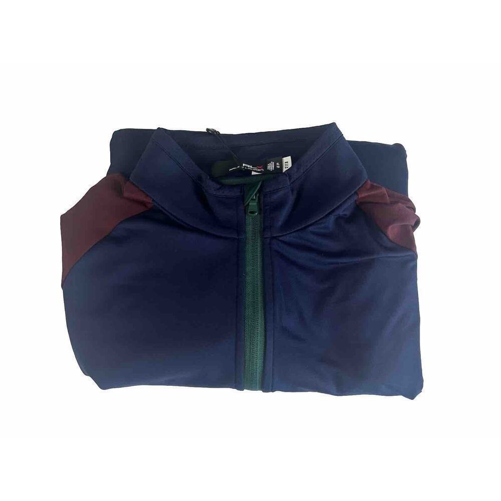 Ralph Lauren Polo RLX Men’s 1/2 Zip Long Sleeve Color Block Pullover XL Blue